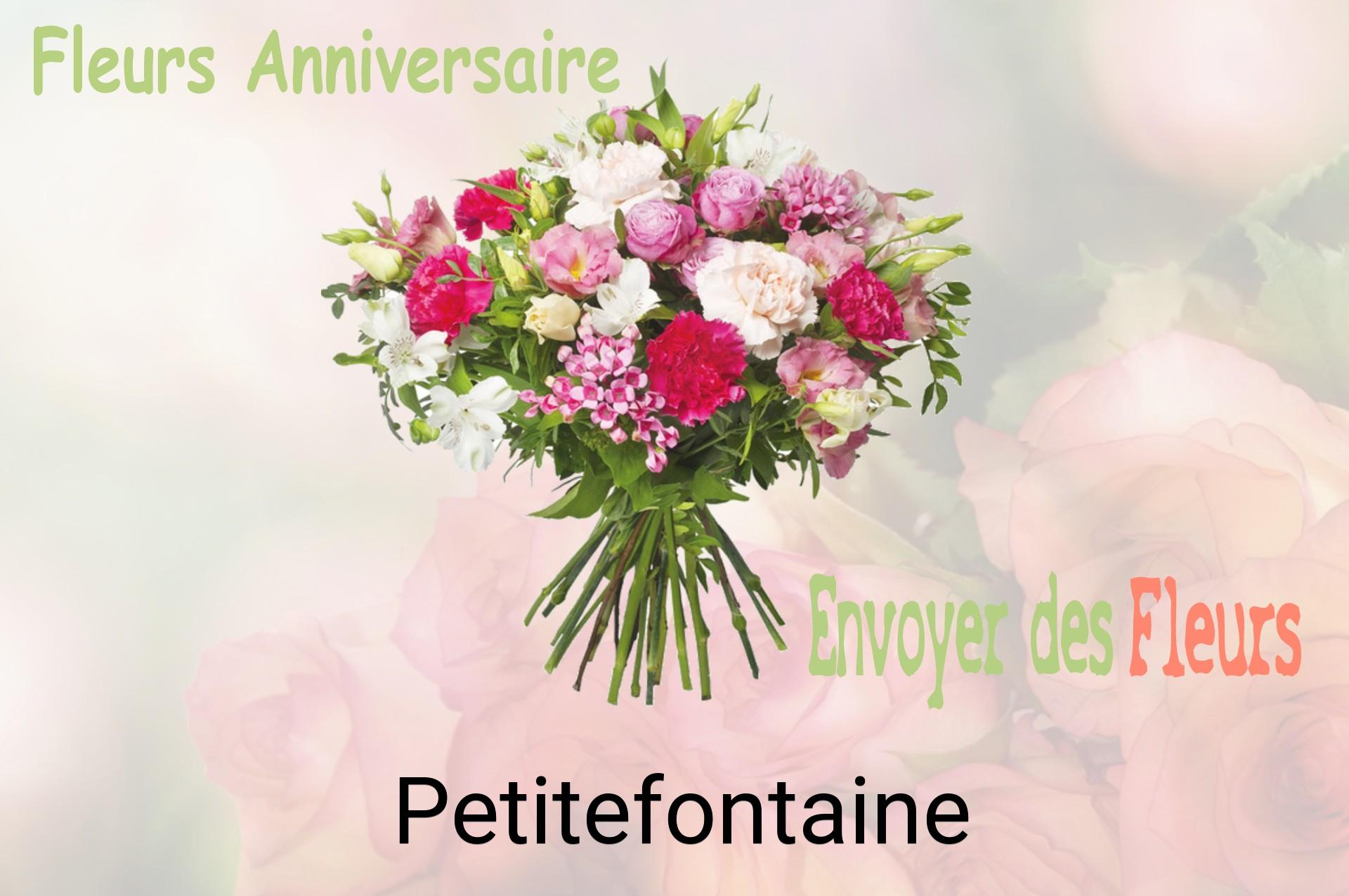 Bouquet de fleurs d’anniversaire livré à Petitefontaine