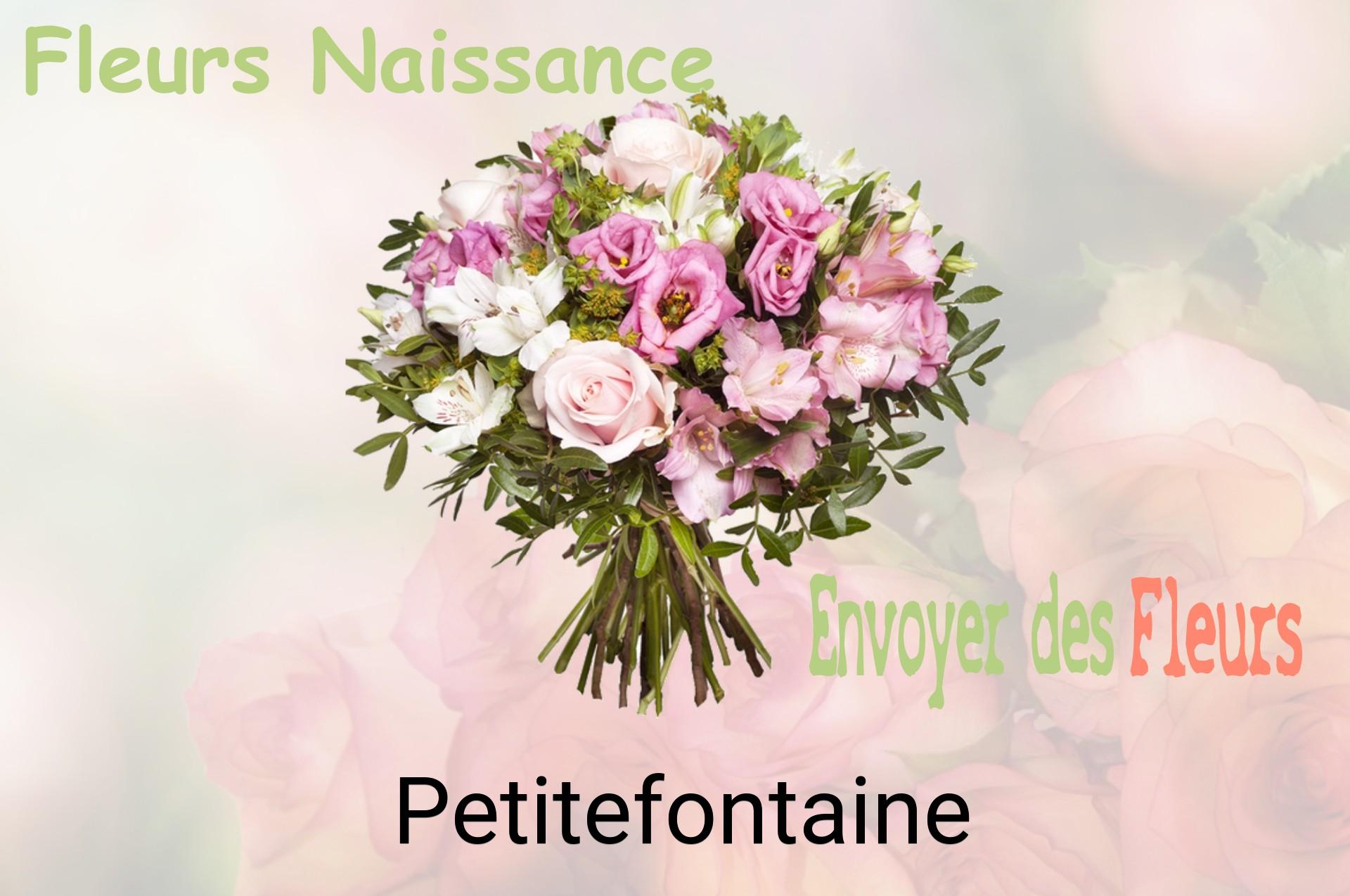 Bouquet de fleurs de naissance livré à Petitefontaine